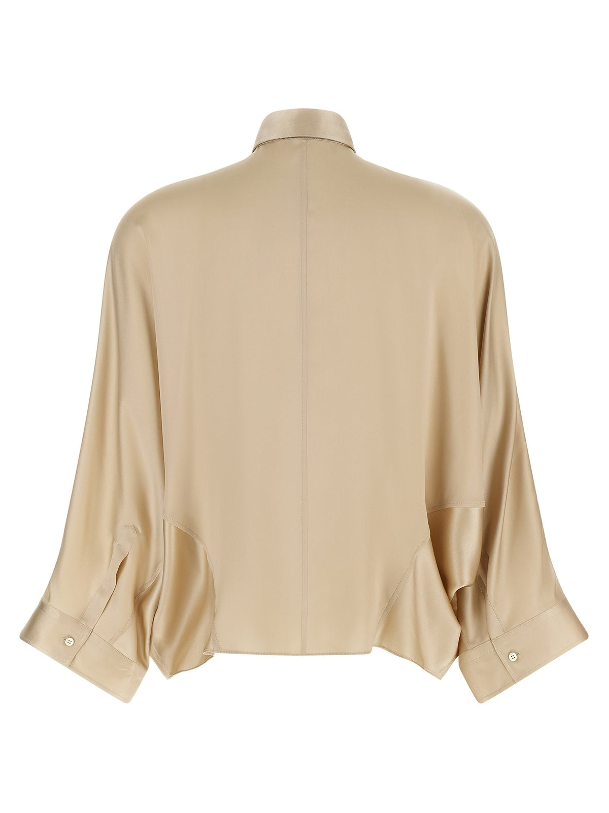 Brunello Cucinelli - 'Monile' satin shirt