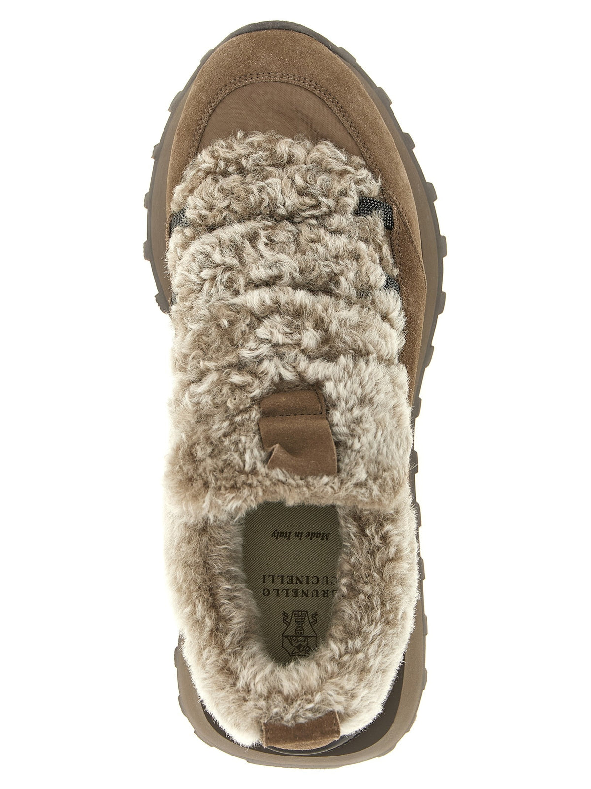 Brunello Cucinelli - 'Monile' shearling sneakers