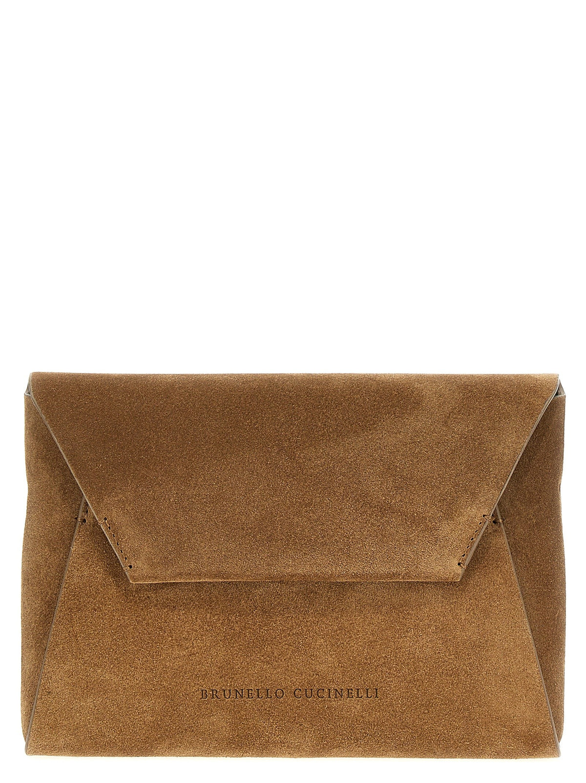 Brunello Cucinelli - Monile suede clutch bag monile-suede-clutch-bag