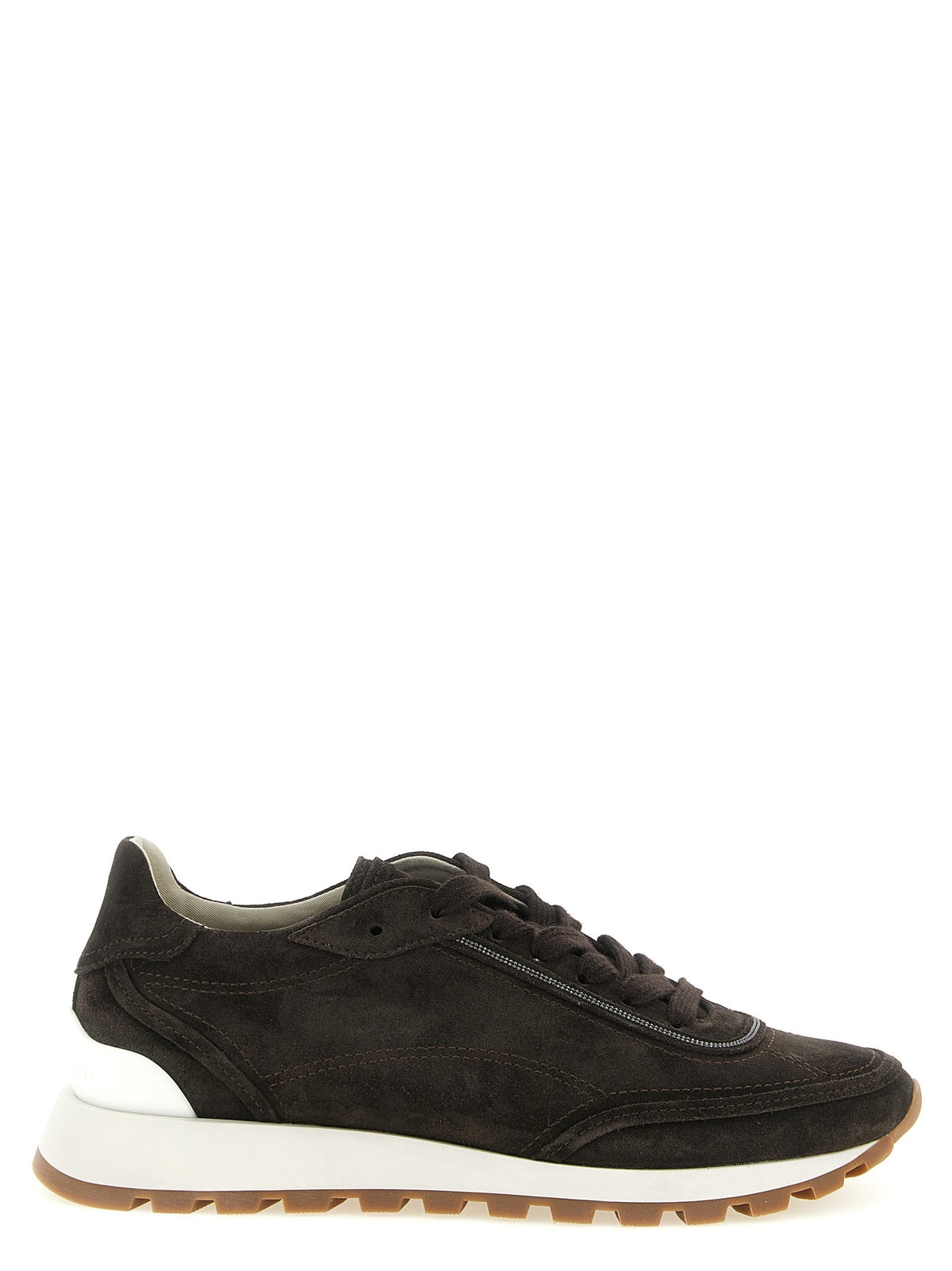 Brunello Cucinelli - 'Monile' suede sneakers