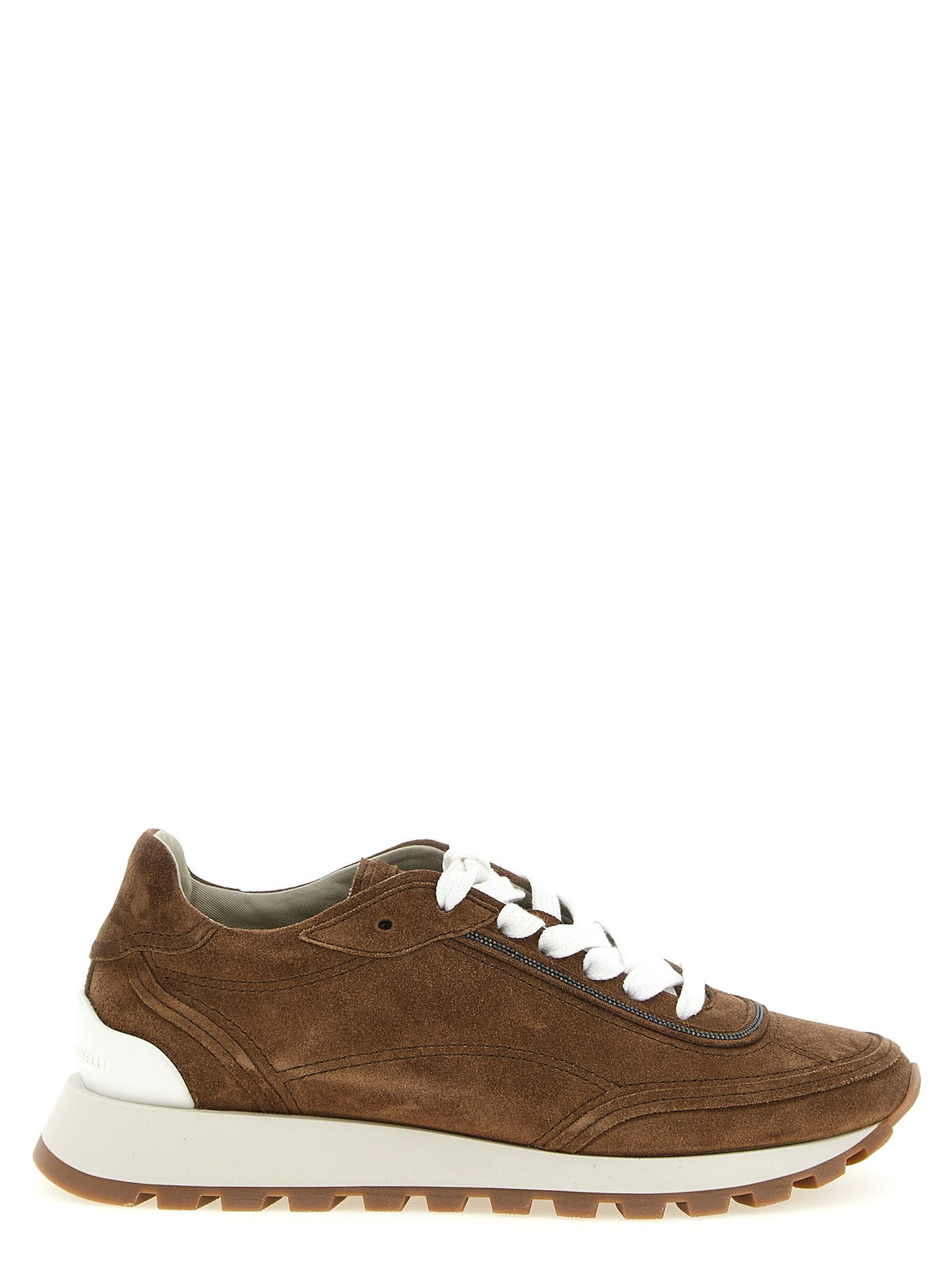 Brunello Cucinelli - 'Monile' suede sneakers