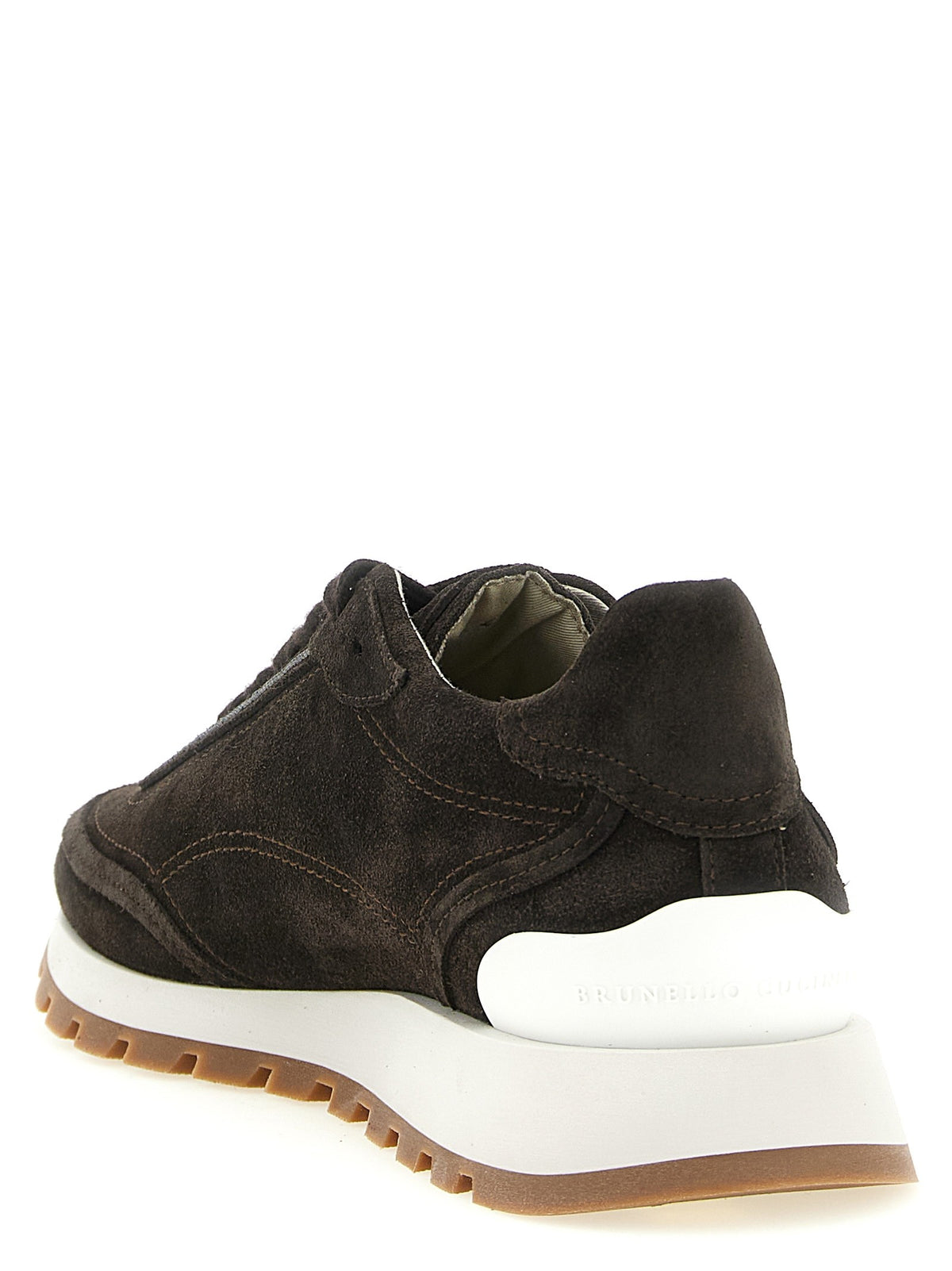 Brunello Cucinelli - 'Monile' suede sneakers