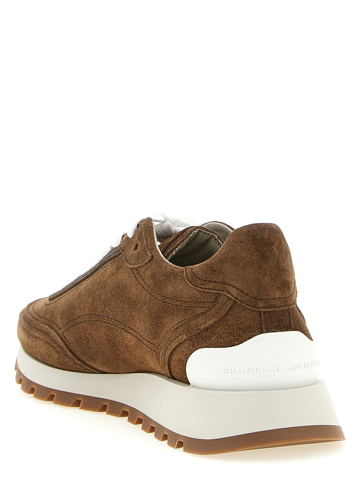 Brunello Cucinelli - 'Monile' suede sneakers