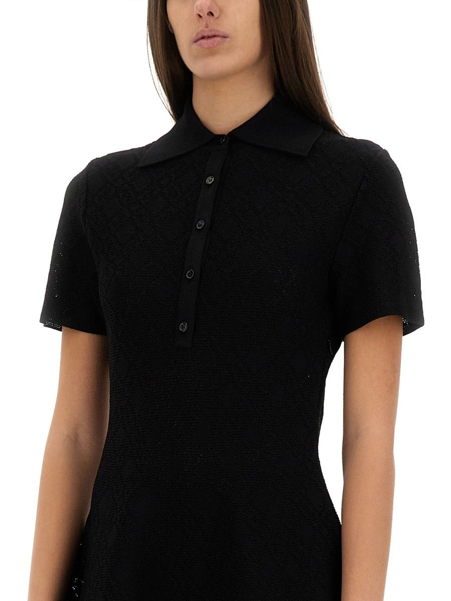 "MONOGRAM 72" JACQUARD POLO STYLE DRESS