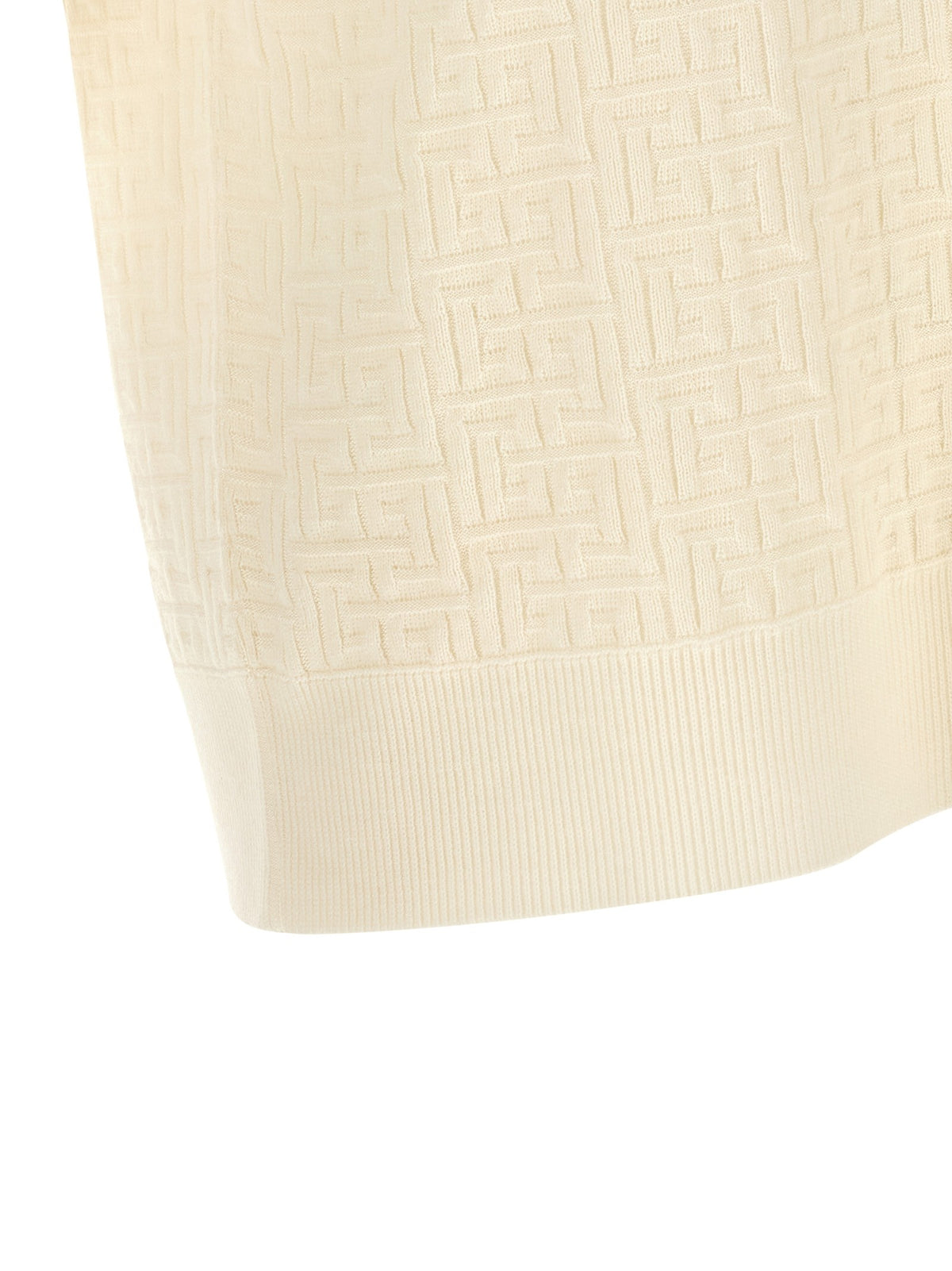 Balmain - Monogram jacquard polo shirt