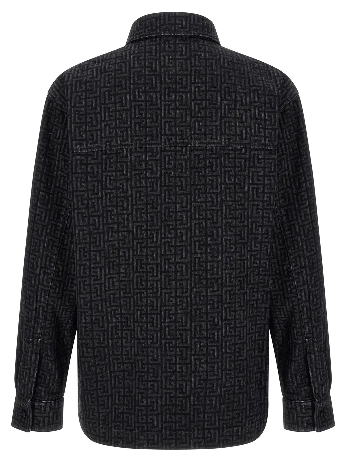 Balmain - Monogram pattern overshirt