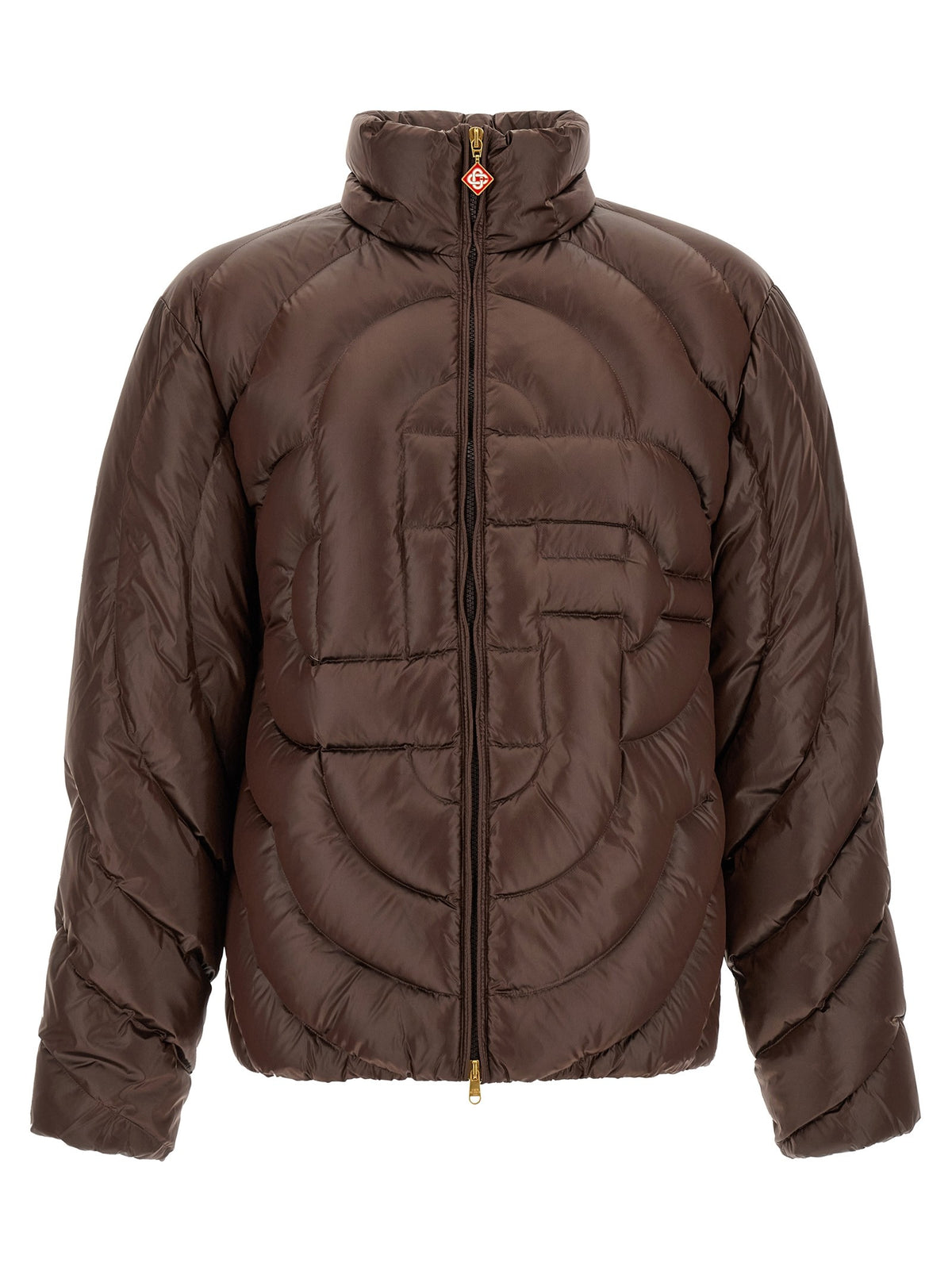 CASABLANCA - 'Monogram' quilting down jacket