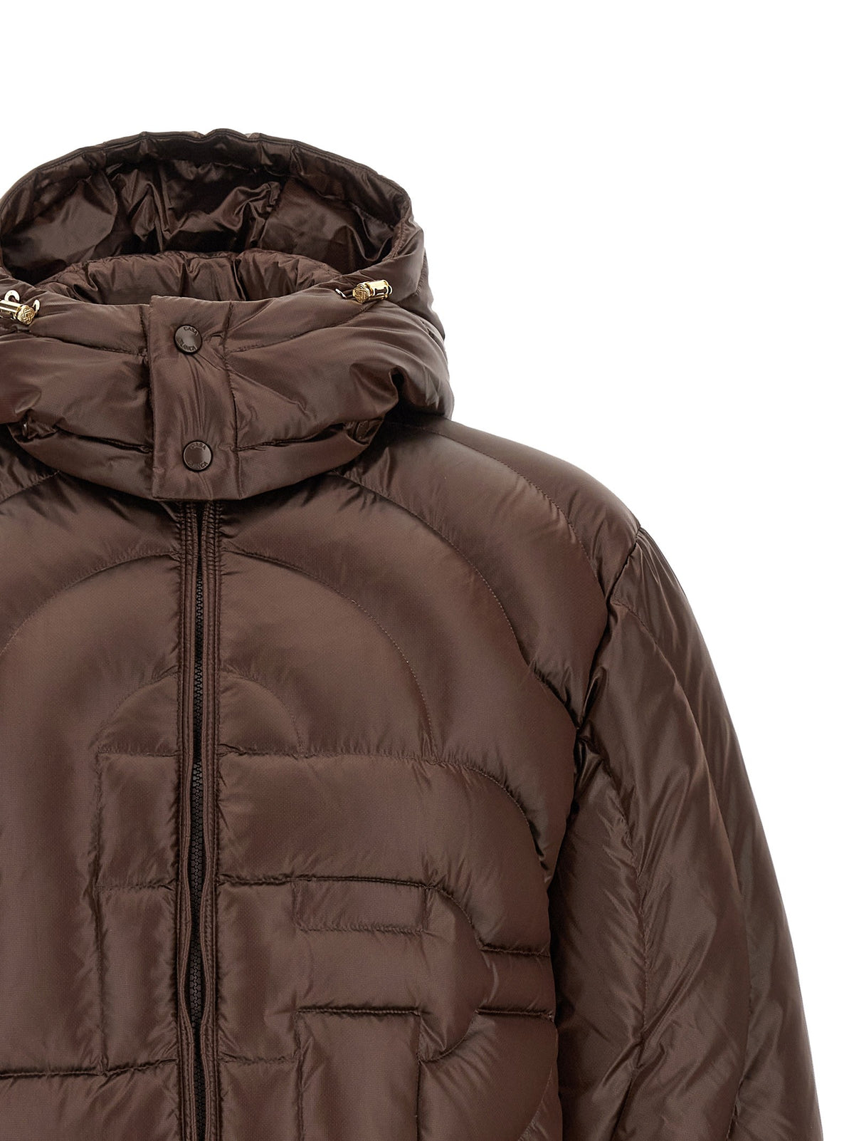 CASABLANCA - 'Monogram' quilting down jacket