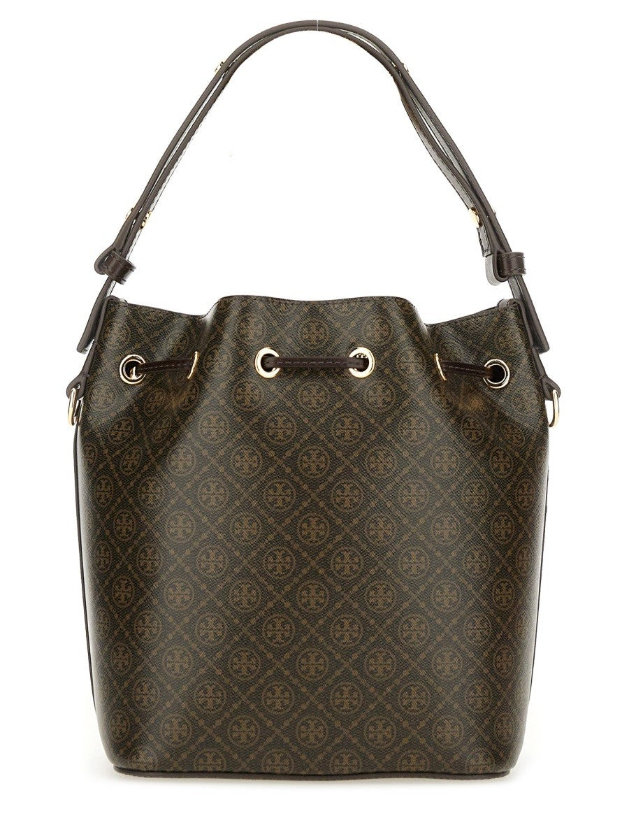 MONOGRAM T BUCKET BAG