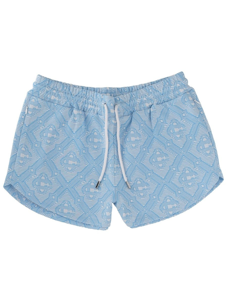 CASABLANCA CASABLANCA - MONOGRAM WEAVE SHORTS