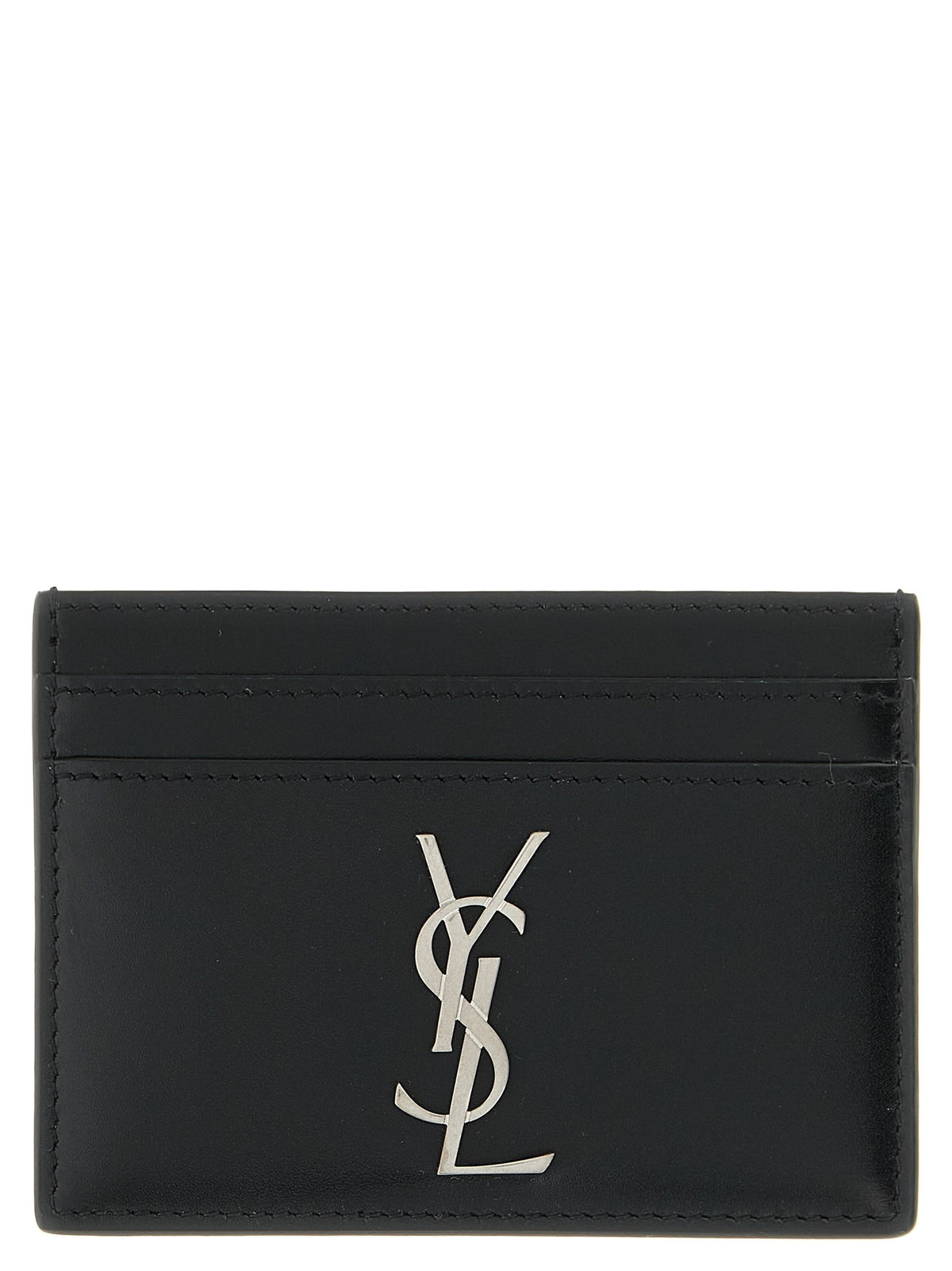 Saint Laurent - Cassandre leather card holder