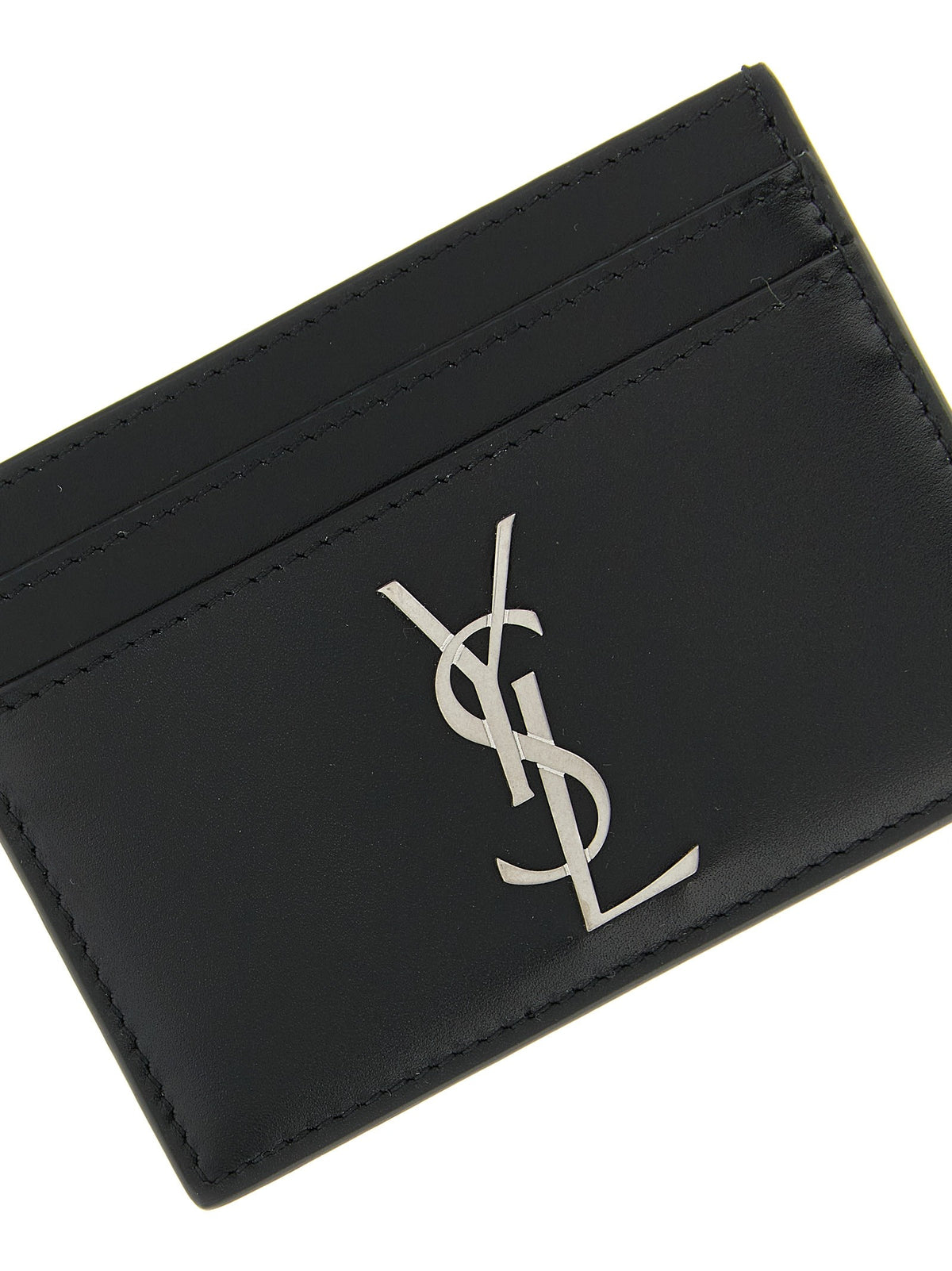 Saint Laurent - Cassandre leather card holder