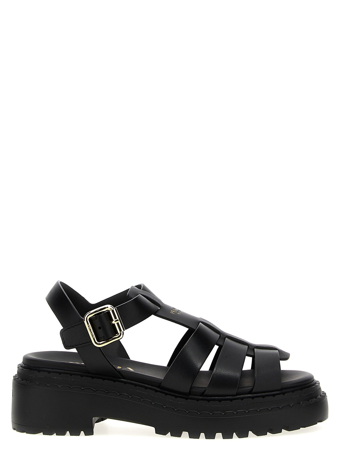 PRADA - 'Monolith' sandals Black 40