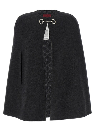Gucci - 'Morsetto' cape