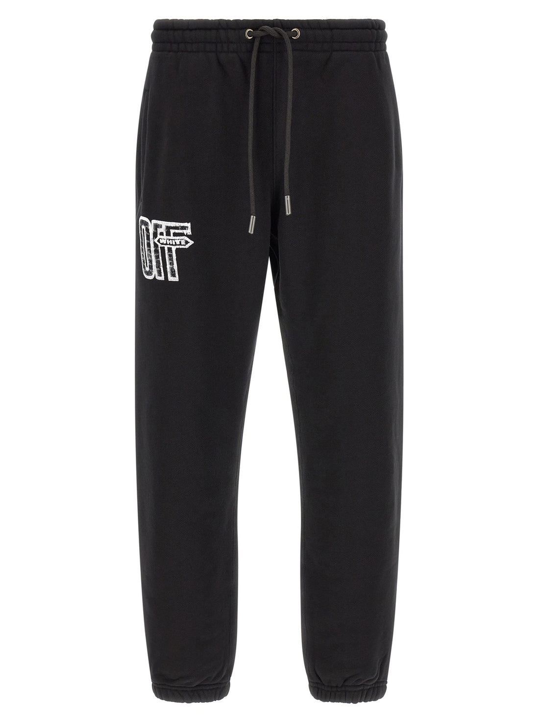 Off White - 'Motion Arrow Cuffed' joggers Black