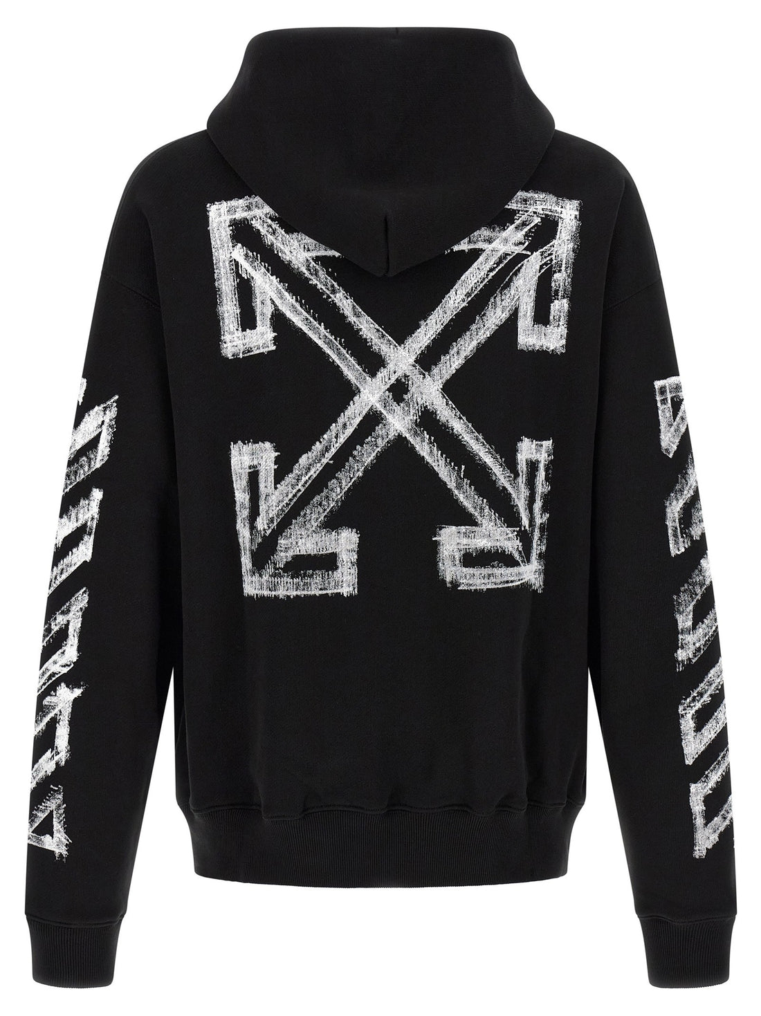 Off White - 'Motion Arrow Skate' hoodie Black
