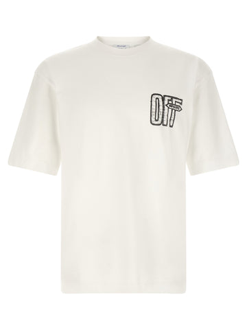 Off White - 'Motion Arrow Skate' T-shirt White