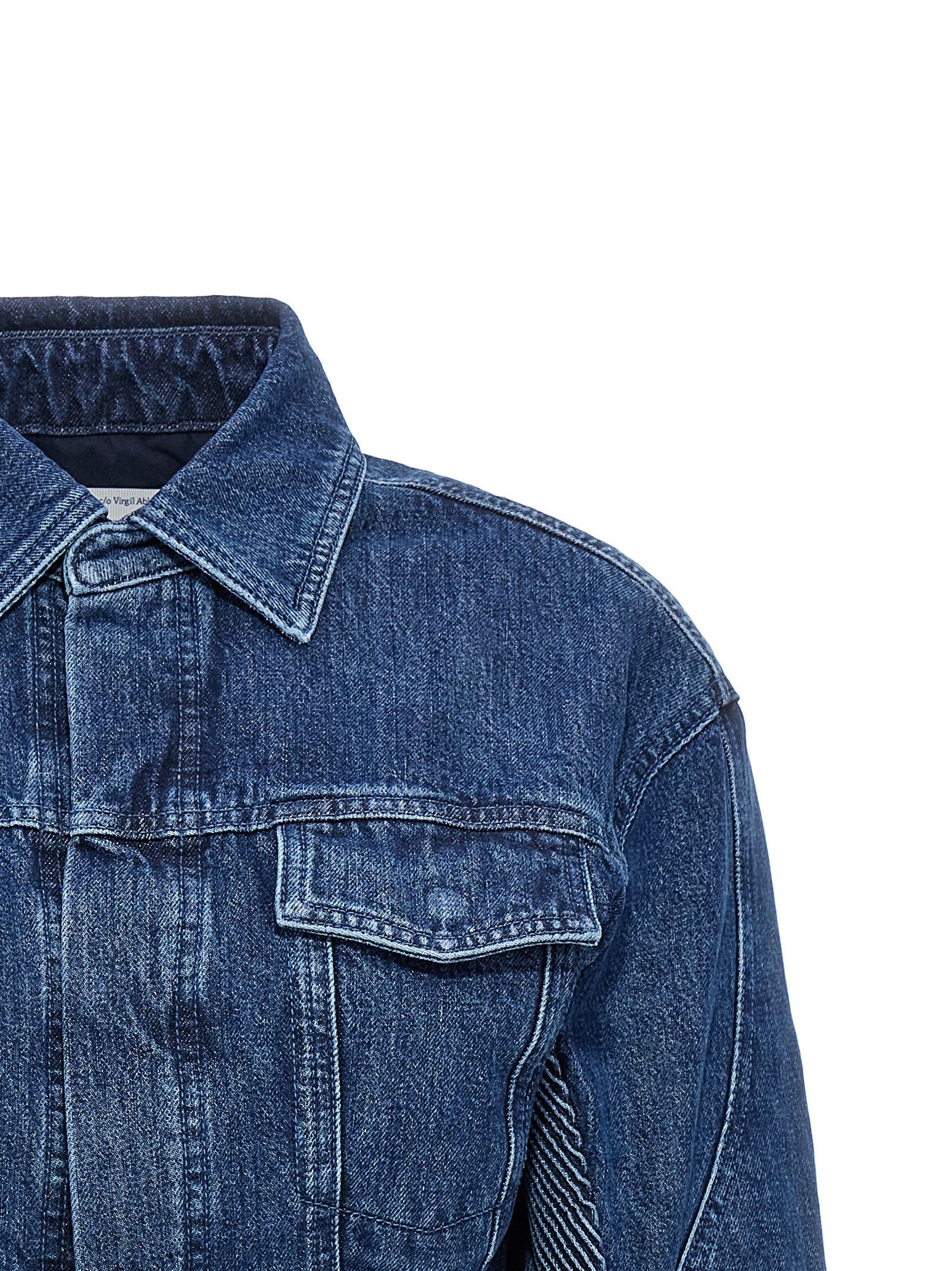 Off White - 'Motorcycle' denim jacket