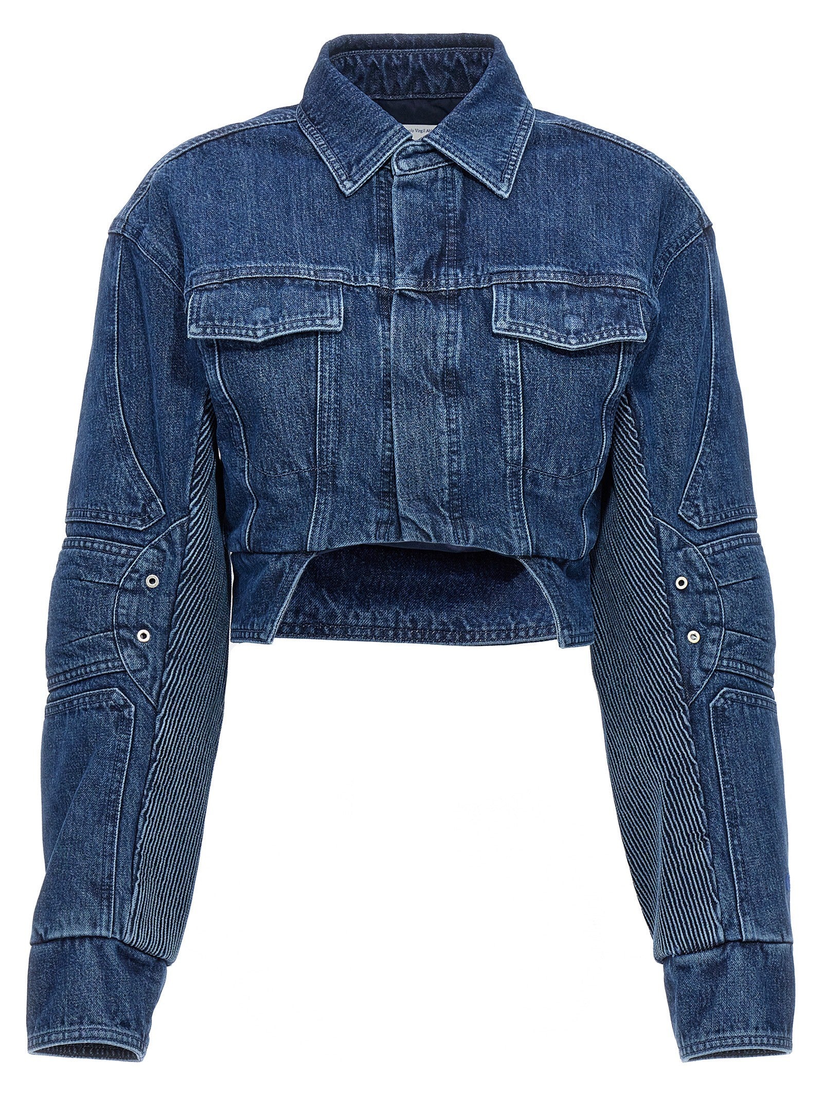 Off White - 'Motorcycle' denim jacket