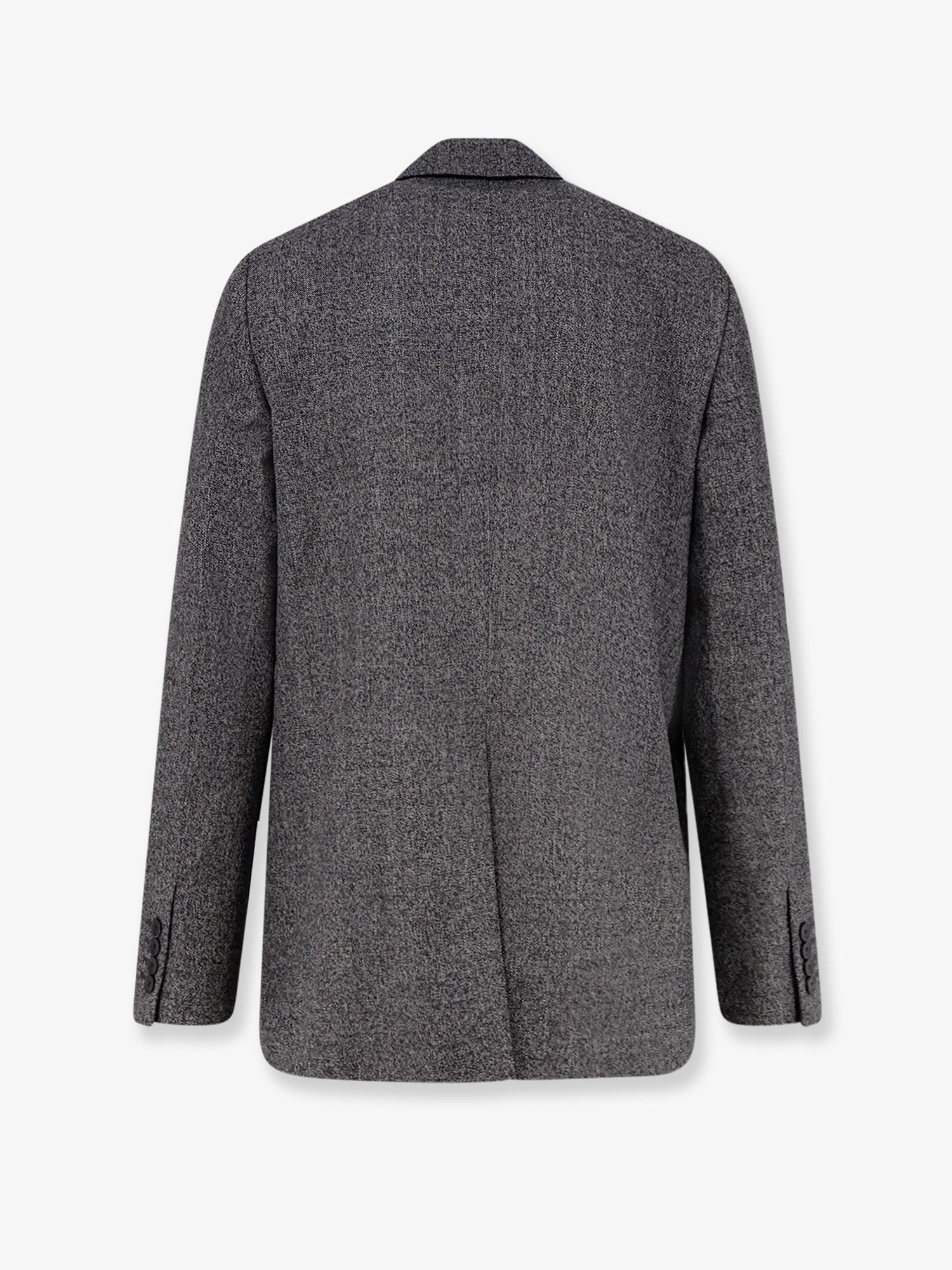 Mouliné wool blazer