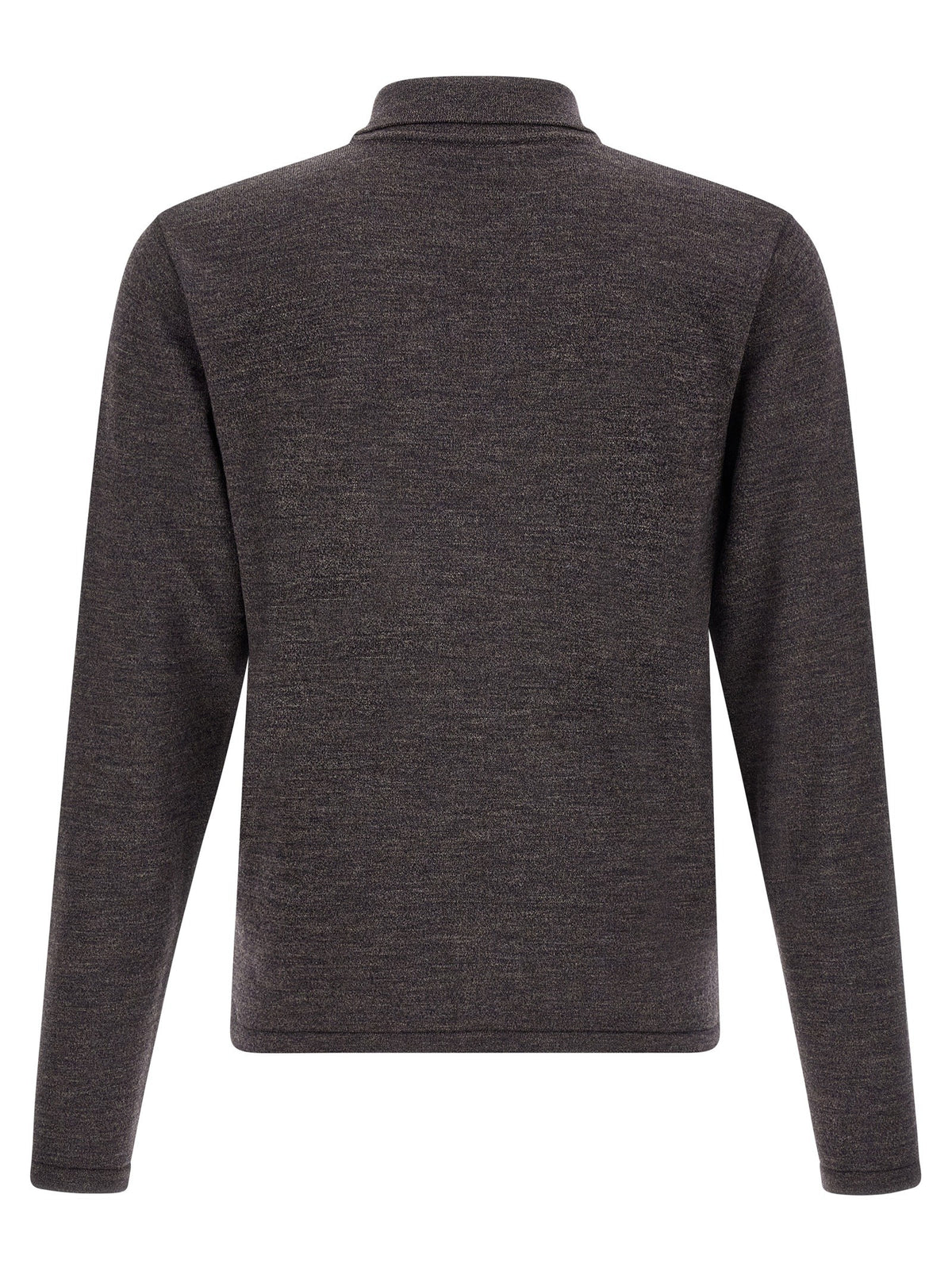 LEMAIRE - Mouliné wool polo shirt