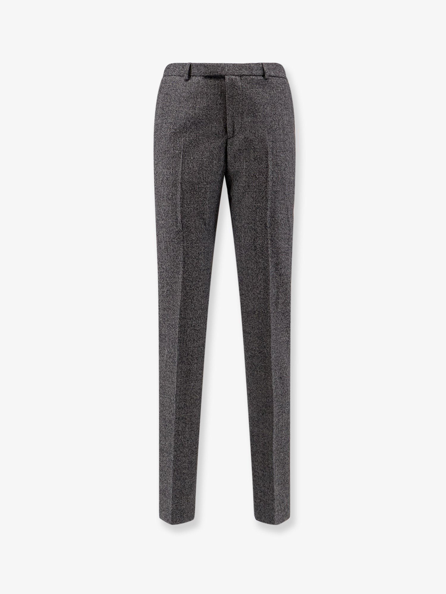Mouliné wool trousers
