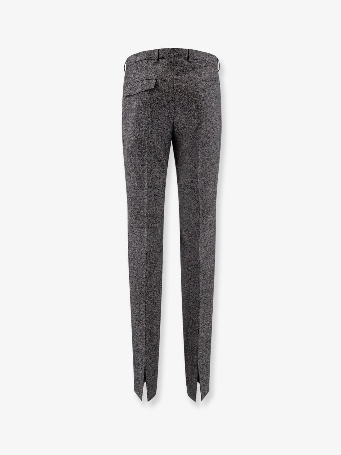 Mouliné wool trousers