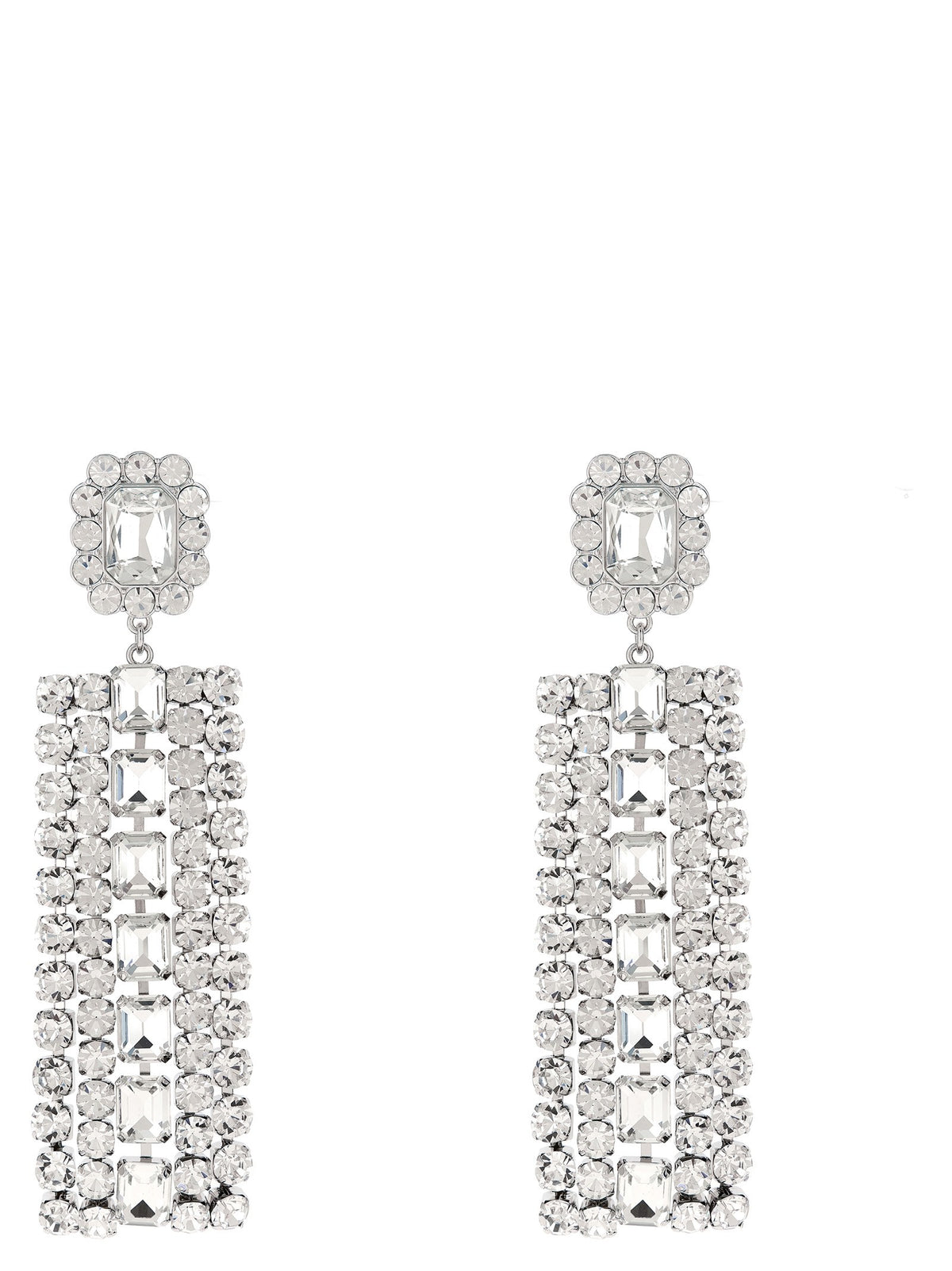 SELF PORTRAIT - 'Multi Crystal Droplet' earrings