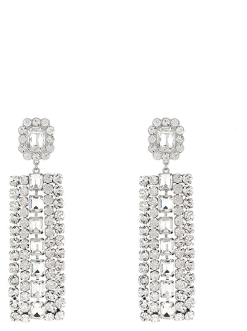 SELF PORTRAIT - 'Multi Crystal Droplet' earrings