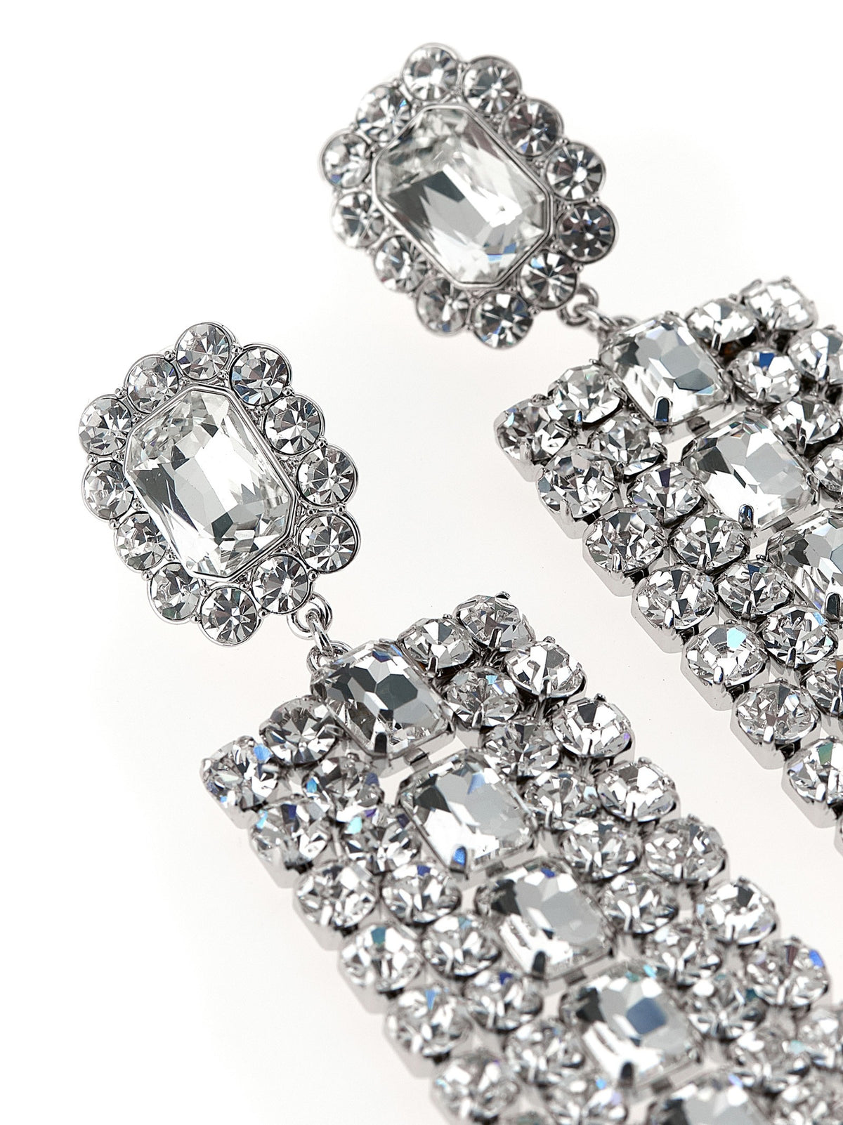 SELF PORTRAIT - 'Multi Crystal Droplet' earrings