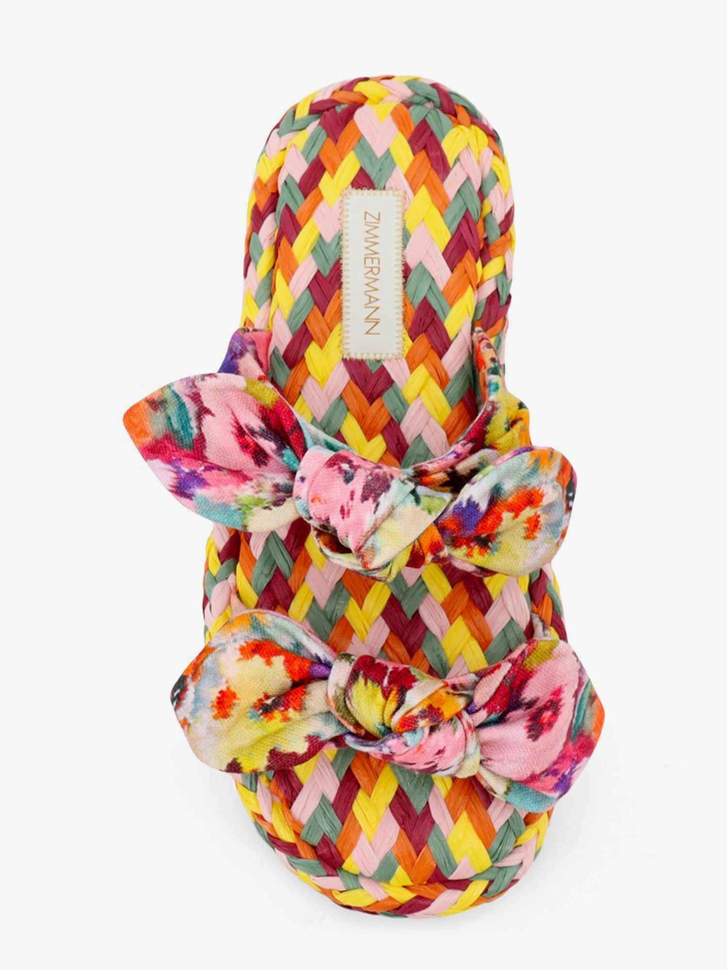 ZIMMERMANN - Multicolored raffia Carousel sandals multicolored-raffia-carousel-sandals_7be5ff90-5da6-4863-9e89-06507fccc279