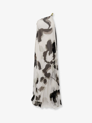 Max Mara Mxefuggito pleated long dress