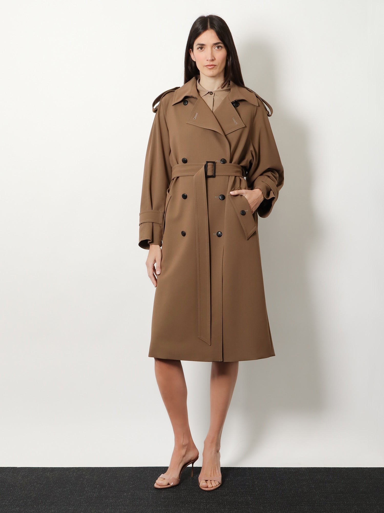Max Mara Max Mara - Mxmcerto virgin wool trench