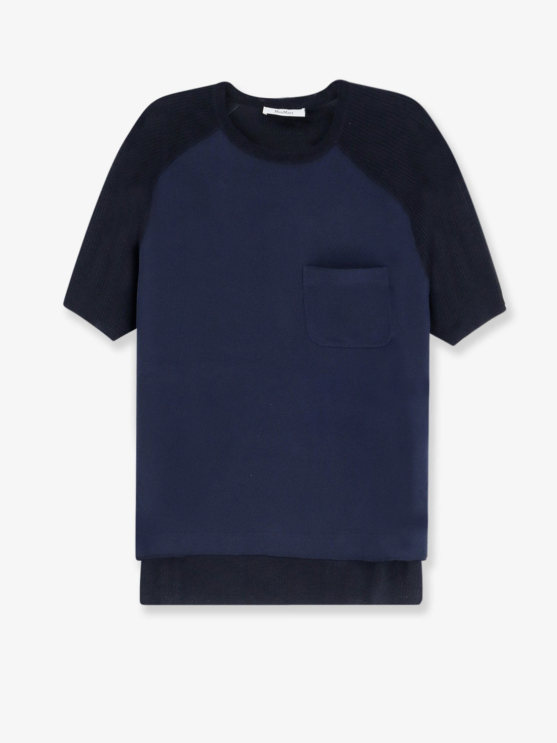 Max Mara - Mxmgolfo silk and cashmere top mxmgolfo-silk-and-cashmere-top