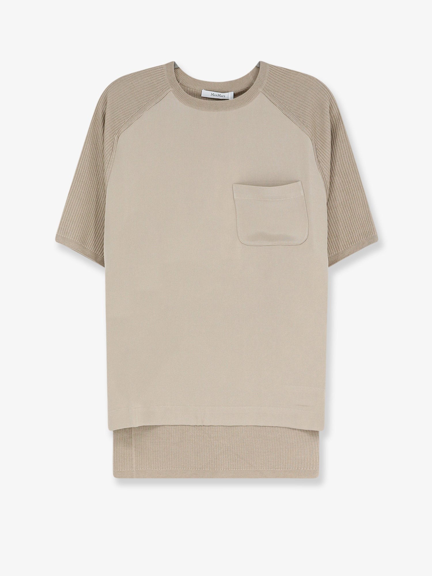 Max Mara - Mxmgolfo silk and cashmere top