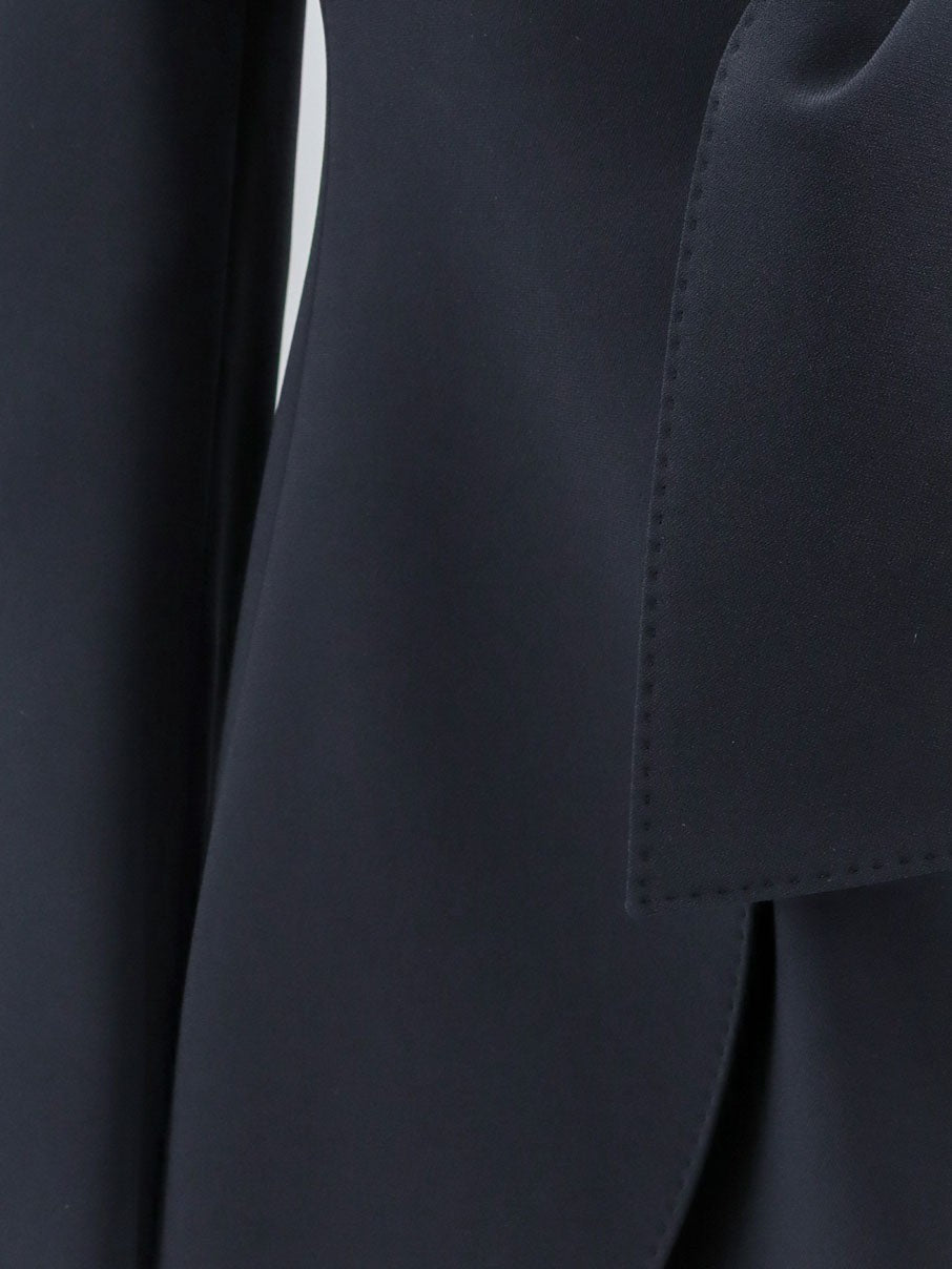 Max Mara - MXMPalo cady blazer with front knot detail