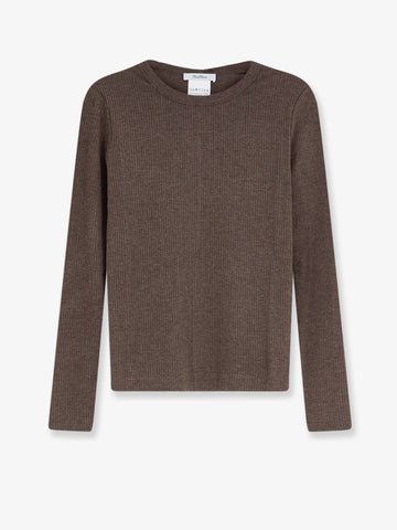 Max Mara - Mxmsalmone lyocell and silk t-shirt