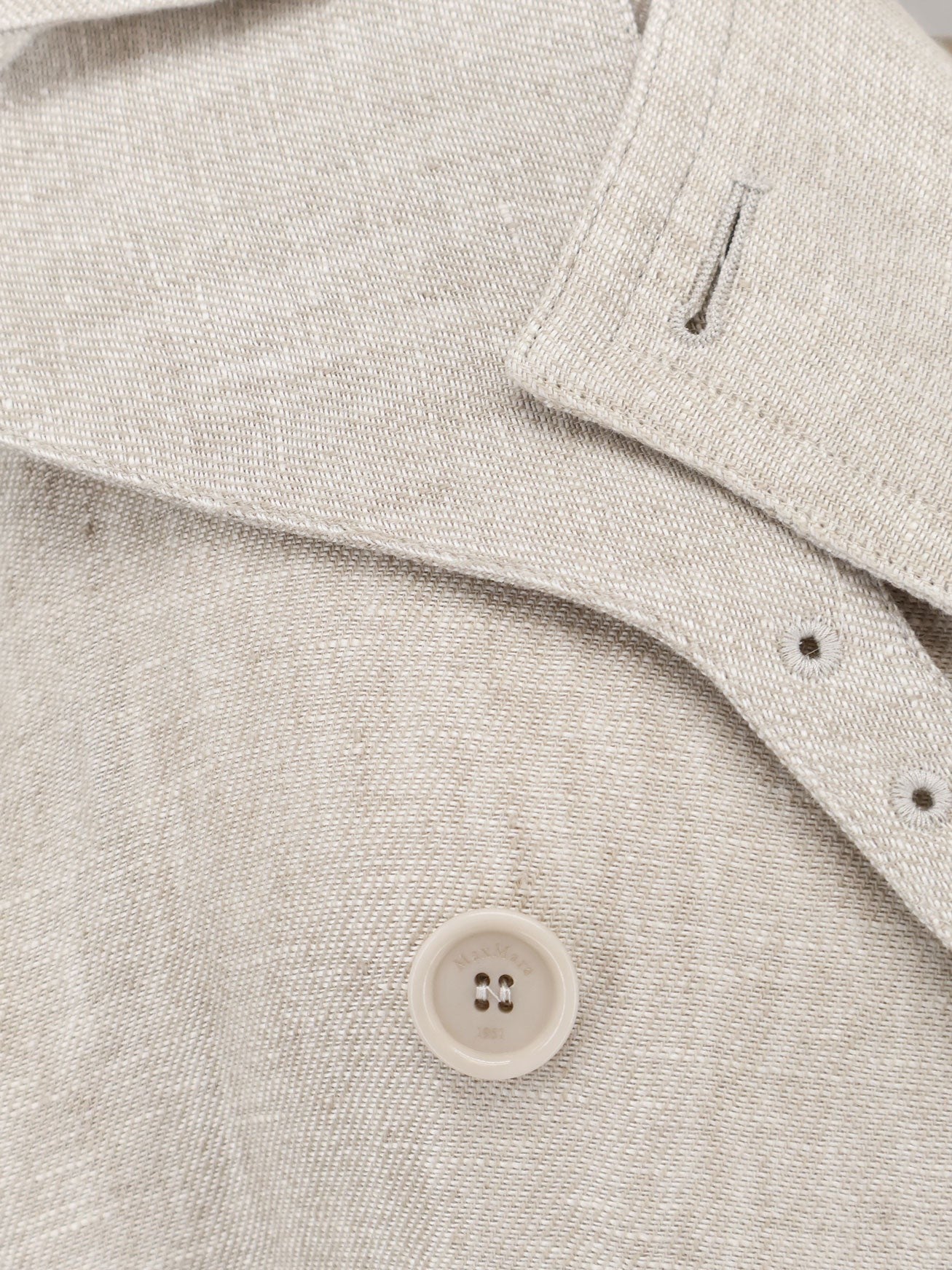 Max Mara - Mxspedaggi linen trench