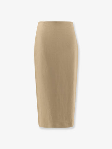 Max Mara Mxsveranda linen midi skirt