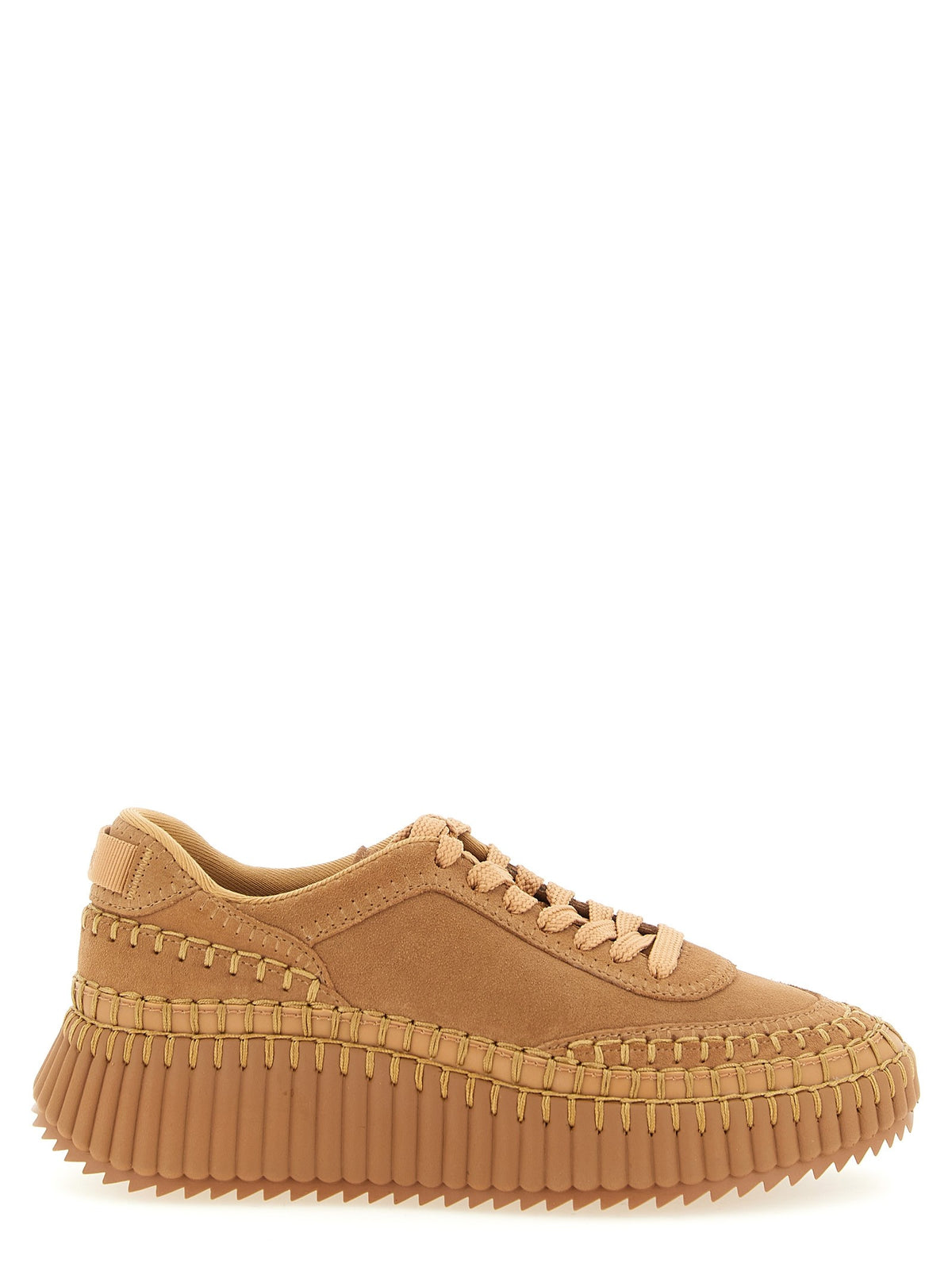 CHLOÉ - 'Nama' Wedge Sneakers beige