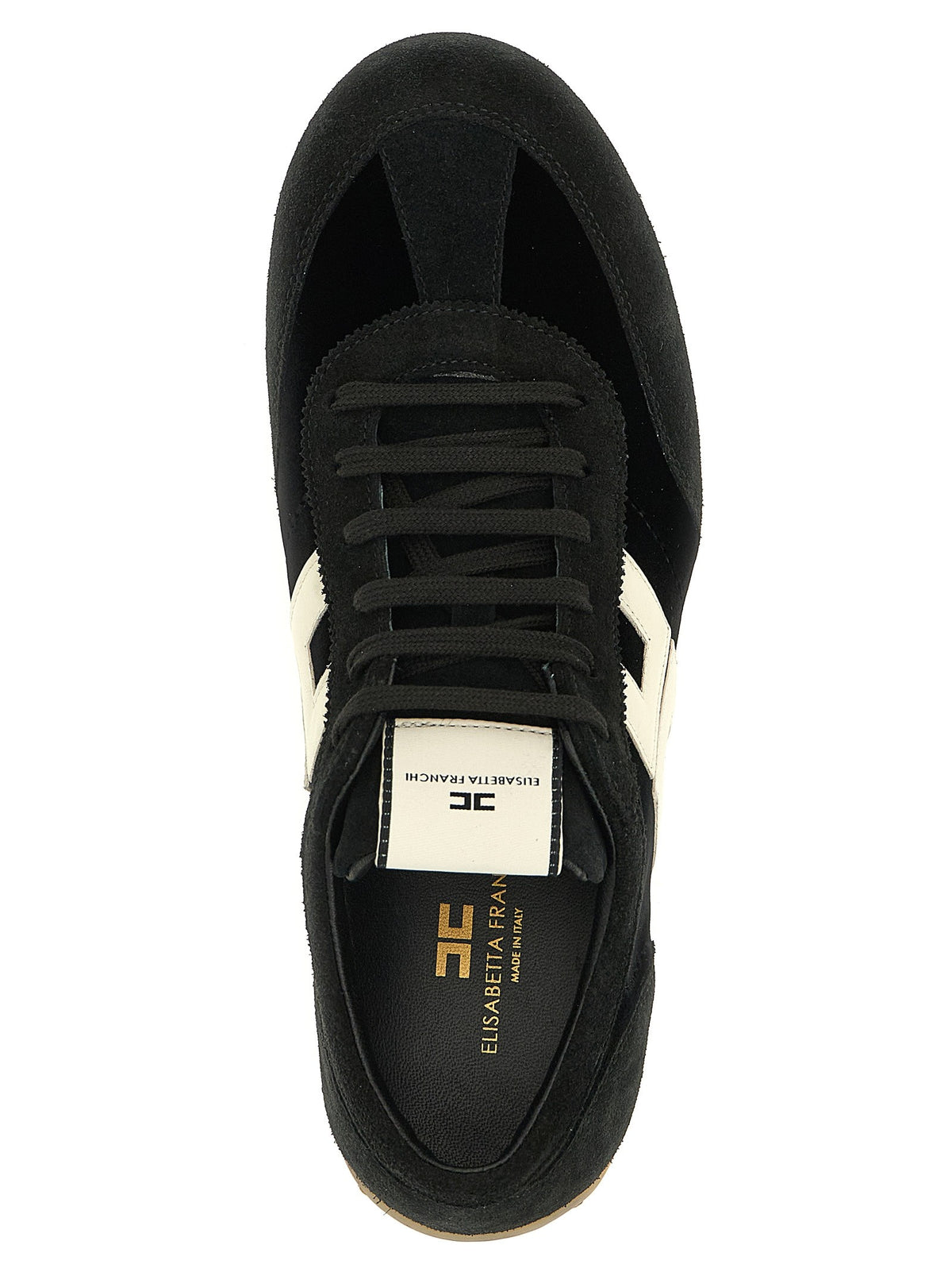 Elisabetta Franchi - Nappa and velvet sneakers