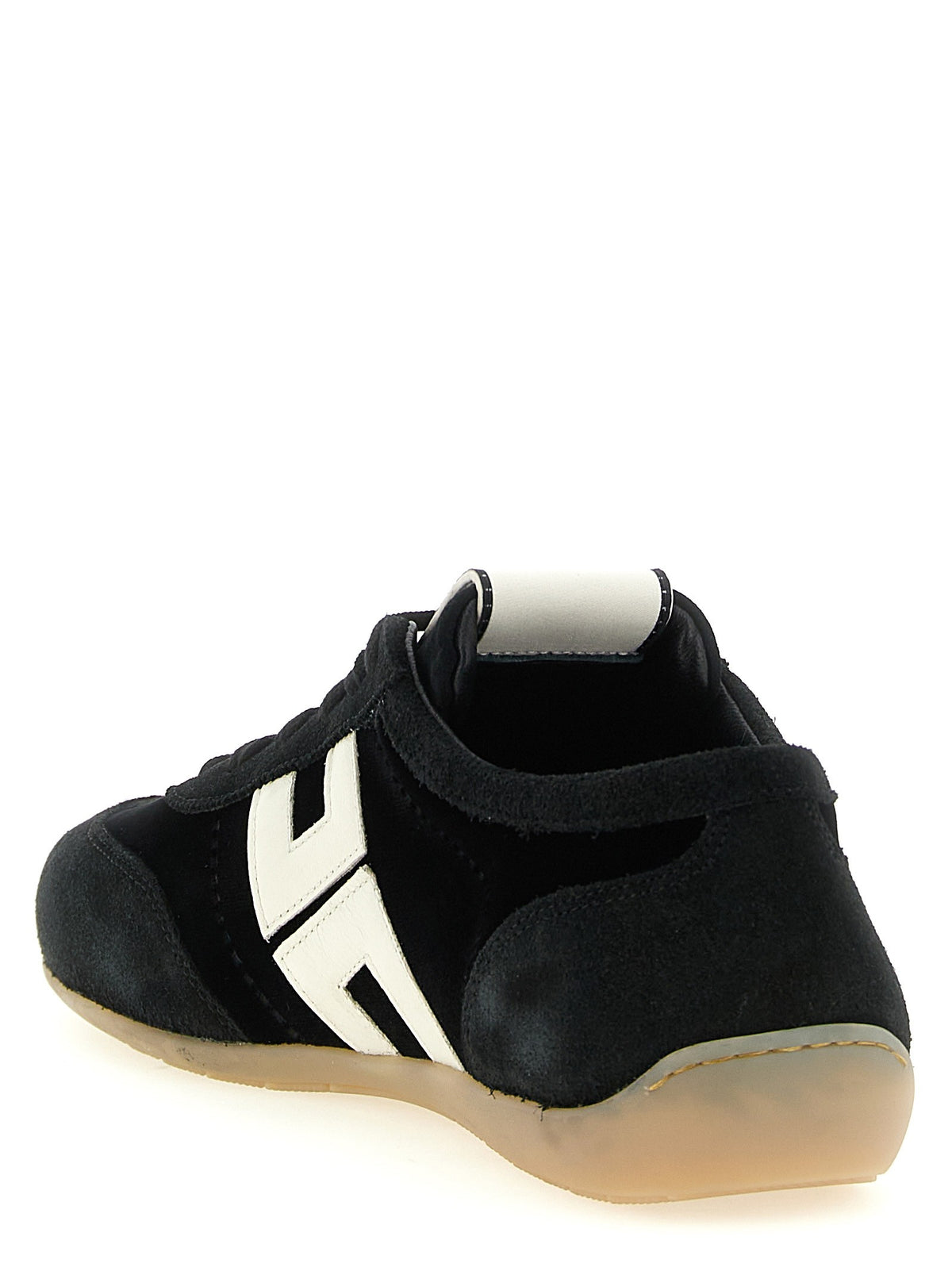 Elisabetta Franchi - Nappa and velvet sneakers