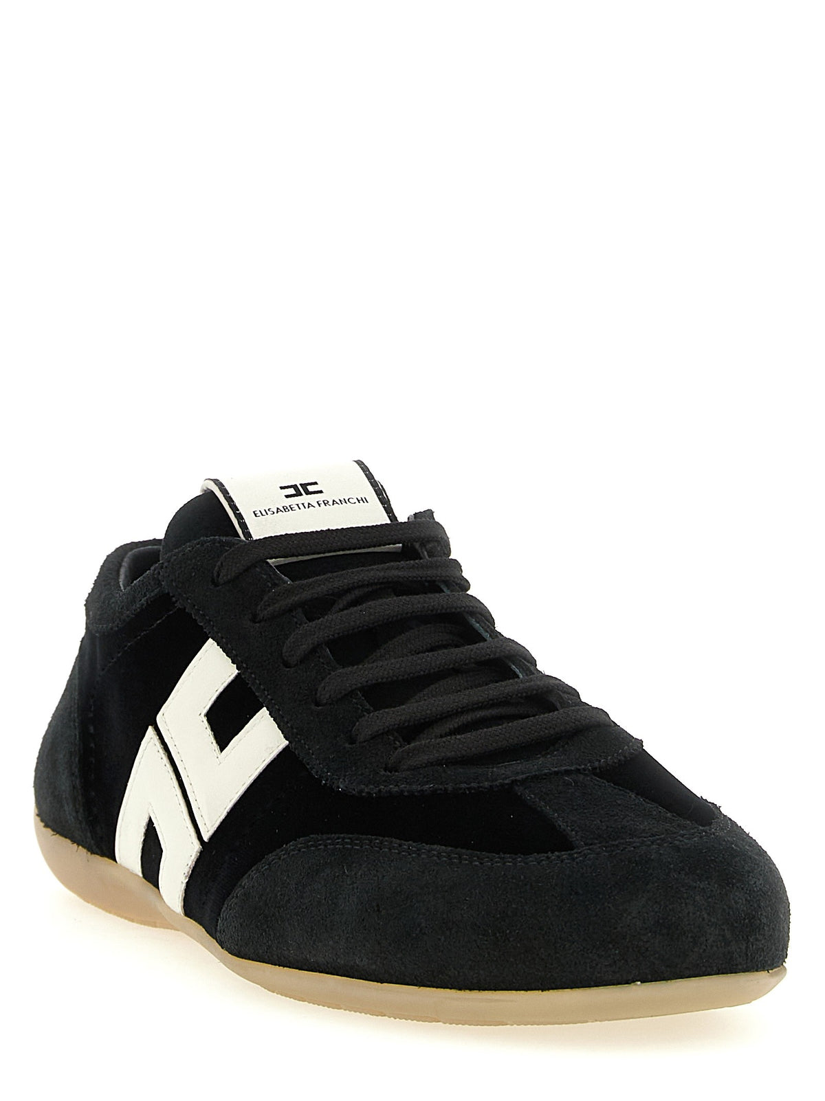Elisabetta Franchi - Nappa and velvet sneakers