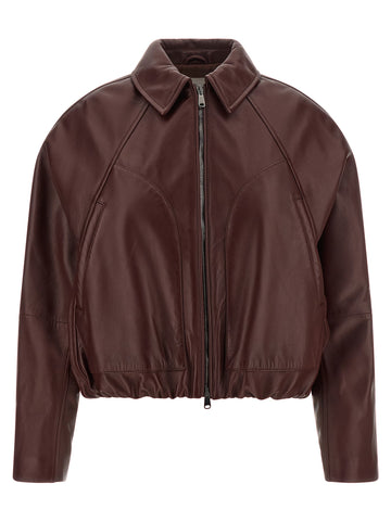 Brunello Cucinelli - Nappa leather jacket