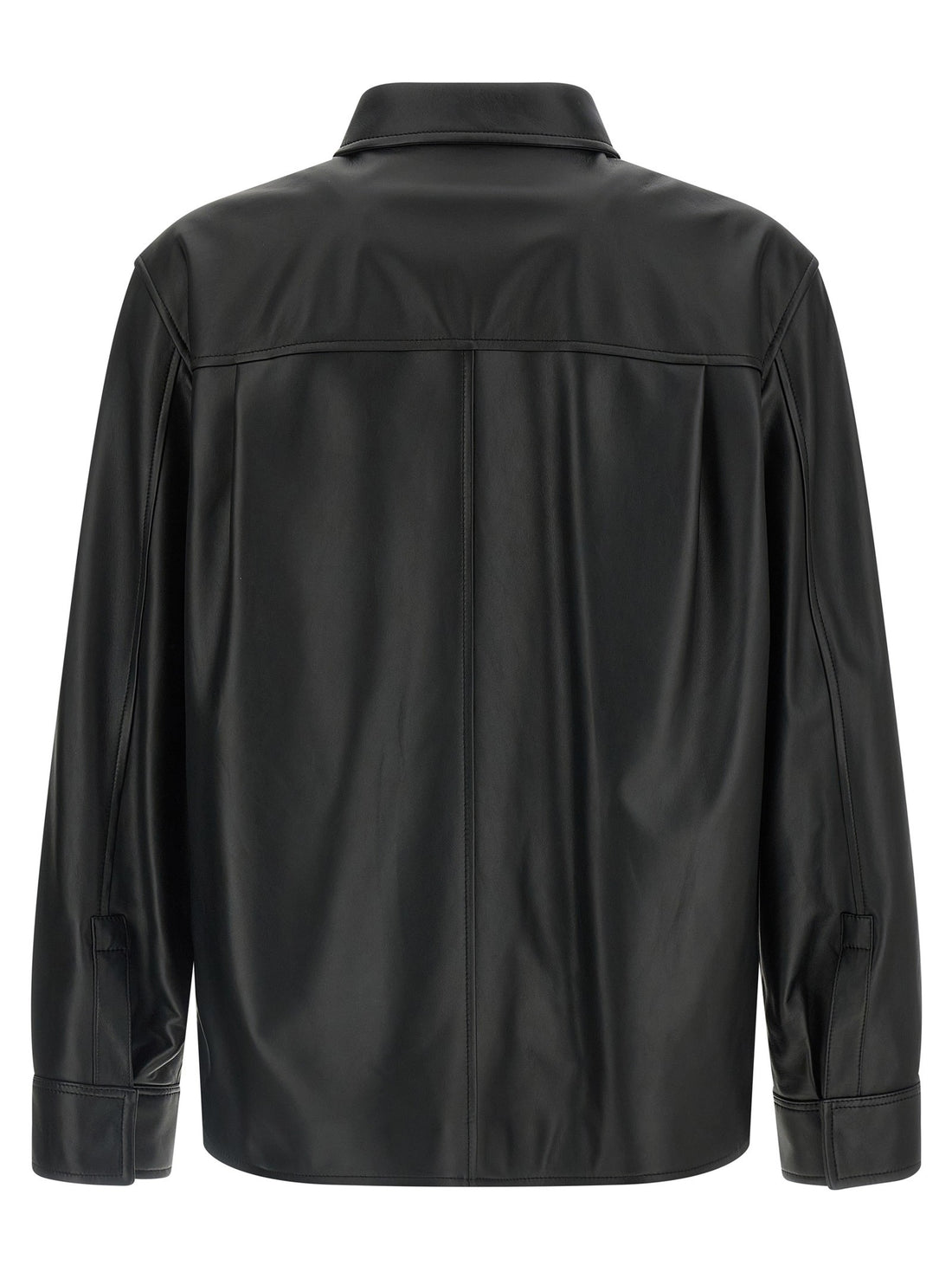 LOEWE - Nappa leather overshirt Black