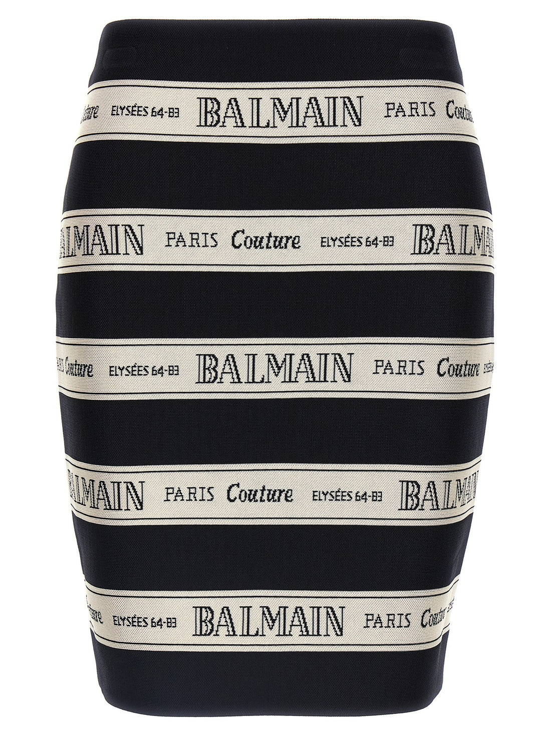 Balmain - 'Nastro Balmain' skirt Black 34 FR