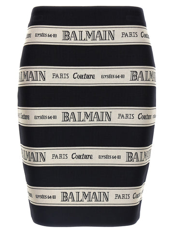 Balmain - 'Nastro Balmain' skirt