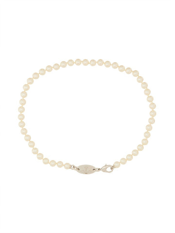 Vivienne Westwood - Stuart Necklace with Swarovski Pearls necklace-man-stuart-silver