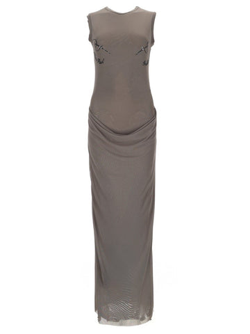 JEAN PAUL GAULTIER JEAN PAUL GAULTIER - "NEEDLES" LONG DRESS