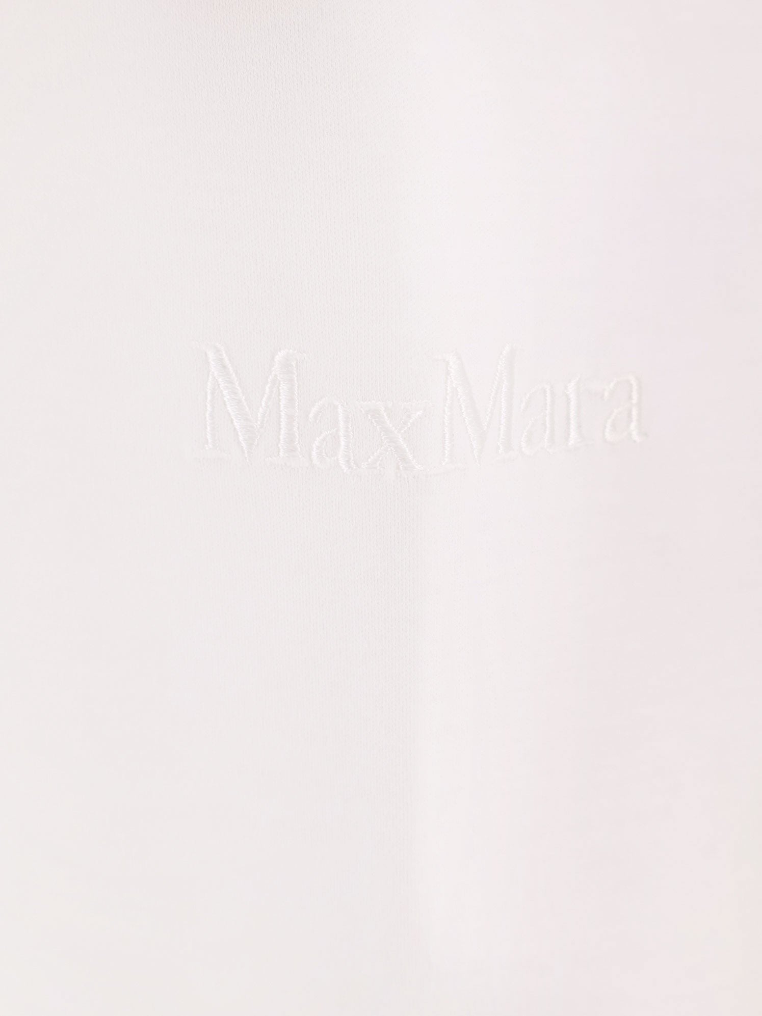 Max Mara - Nerina cotton t-shirt with Max Mara embroidery